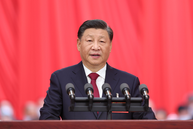 　　2022年10月16日，中国共产党第二十次全国代表大会在北京人民大会堂开幕。习近平代表第十九届中央委员会向大会作报告。